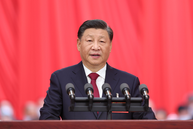 　　2022年10月16日，中国共产党第二十次全国代表大会在北京人民大会堂开幕。习近平代表第十九届中央委员会向大会作报告。